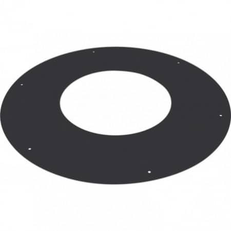 ROSACE PLATE EDP Ø100 GALVA NOIR