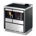 Cuisinière à bois inox CADEL KOOK 80