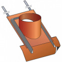 Embase sortie de toit pour tuiles ivonnues ou plates POUJOULAT