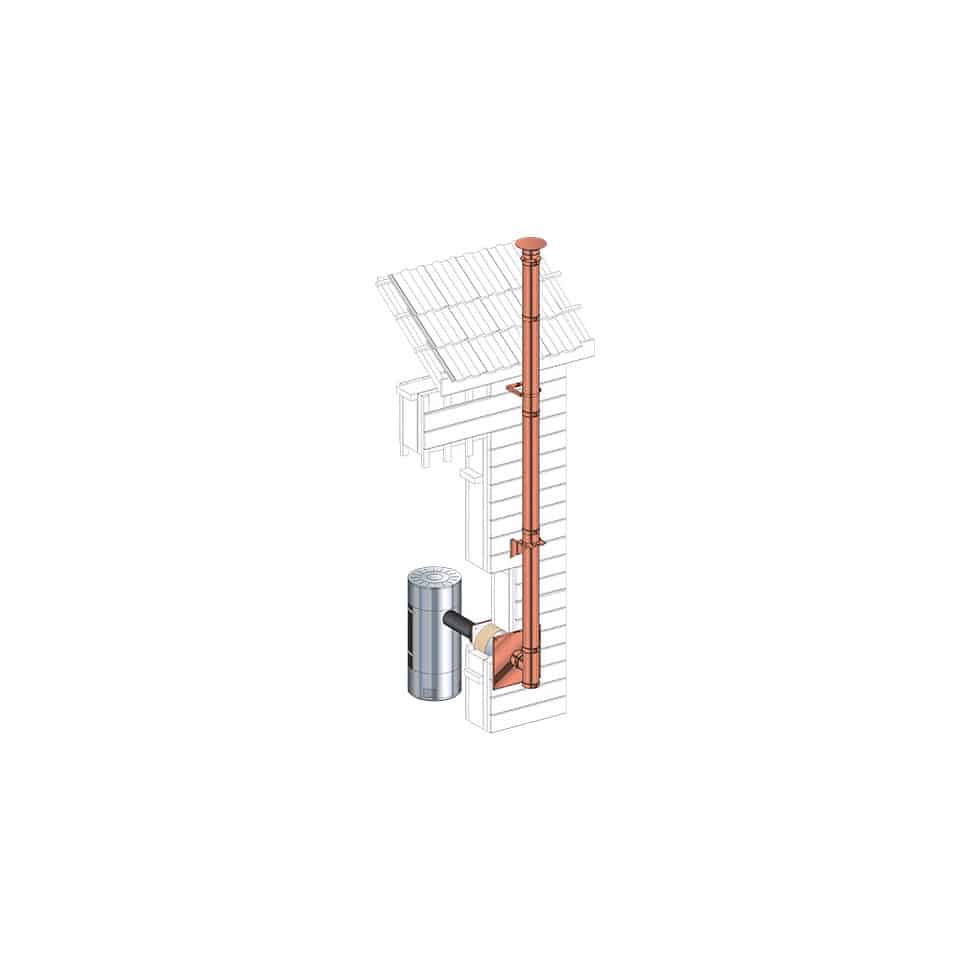 TE ISOLE 135° Pour conduit de raccordement  0:150 ZI