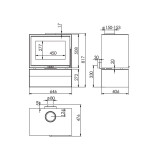 Poêle à bois WENGUÉ STORE 6,7KW