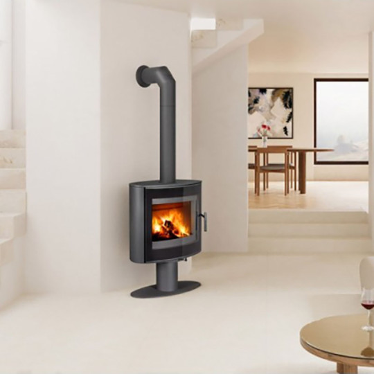 Poêle à bois STROMBOLI G N24 pivotant 9KW