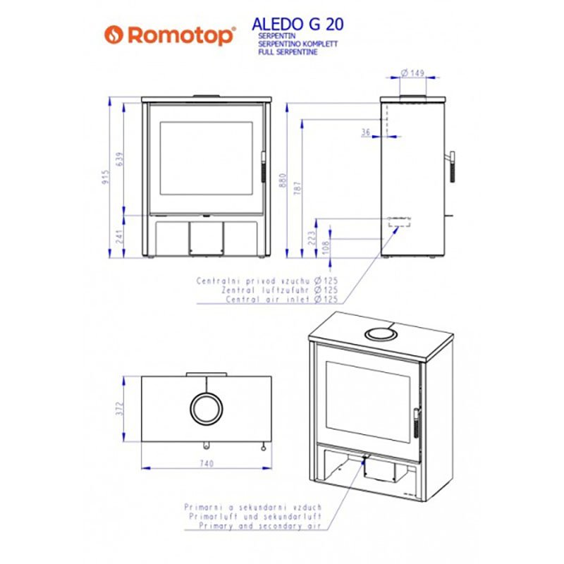 ALEDO G acier plan