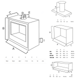 Poêle à bois Bellido D80 double face 10KW