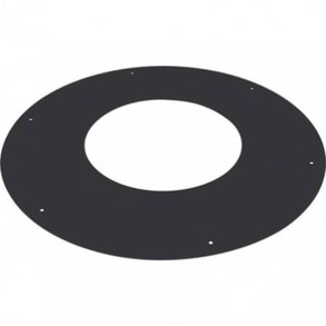 ROSACE PLATE EDP Ø100 GALVA NOIR