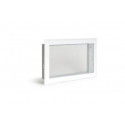 Grille  de décompression ECO blanche 195x60mm avec précadre